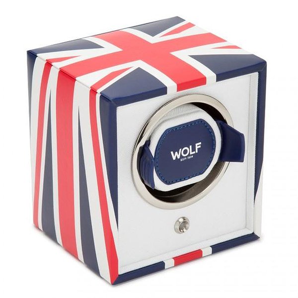 Wolf Скринька для годинників Cub Single Winder UK Flag 462404