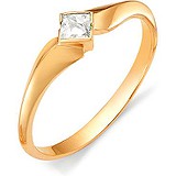 Золотое кольцо с бриллиантом, 1555067