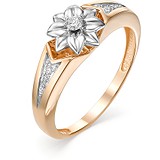 Женское золотое кольцо с бриллиантами, 1603707