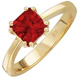 Женское золотое кольцо с гранатом, 1605243