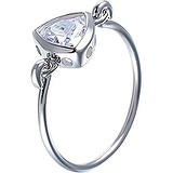 Серебряное кольцо с куб. цирконием, 1609851