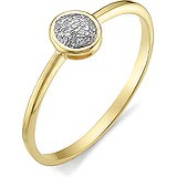 Золотое кольцо с бриллиантами, 1621883