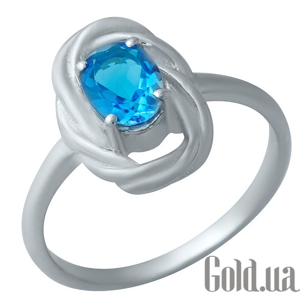 

Женские кольца Fresh Jewelry, Женское серебряное кольцо с синт. аквамарином, 18