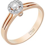 Золотое кольцо с бриллиантами, 1654651