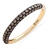 Золотое обручальное кольцо с бриллиантами, 1666683