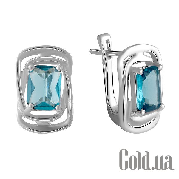

Серьги Fresh Jewelry, Серебряные серьги с топазами