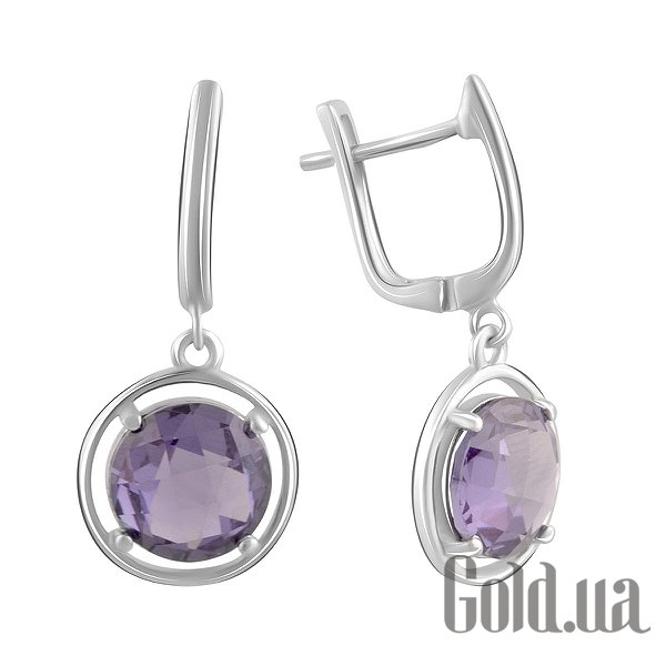 

Серьги с подвесками Fresh Jewelry, Серебряные серьги с александритами