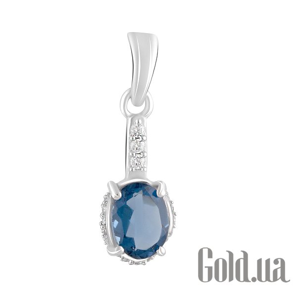 

Женские кулоны Fresh Jewelry, Серебряный кулон с куб. циркониями и синт. танзанитом