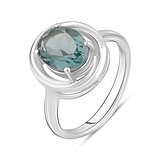 Купить Женское серебряное кольцо с топазом (2125181) ,цена 2010 грн., в интернет-магазине Gold.ua