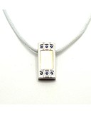 Saint Honore Стальное колье с цирконами и перламутром, 1798011