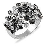 Bibigi Женское золотое кольцо с бриллиантами, 012668