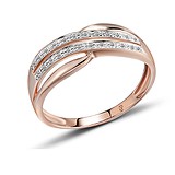 Женское золотое кольцо с бриллиантами, 1551740