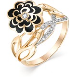 Женское золотое кольцо с бриллиантами, 1605500