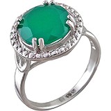 Женское серебряное кольцо с агатом, 1616252