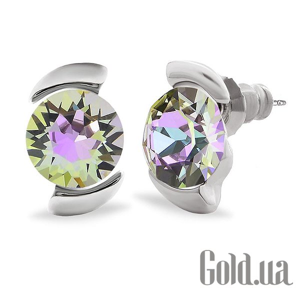 

Пусеты (гвоздики) Kobi, Стальной, Серьги с кристаллами Swarovski