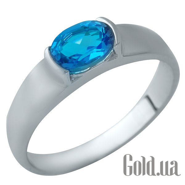 

Женские кольца Fresh Jewelry, Женское серебряное кольцо с синт. аквамарином, 17.5