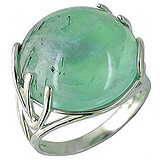 Женское серебряное кольцо с хризопразом, 1638524
