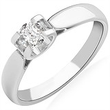 Золотое кольцо с бриллиантом, 1667708