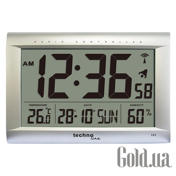 

Настенные часы Technoline, Часы Silver DAS301206