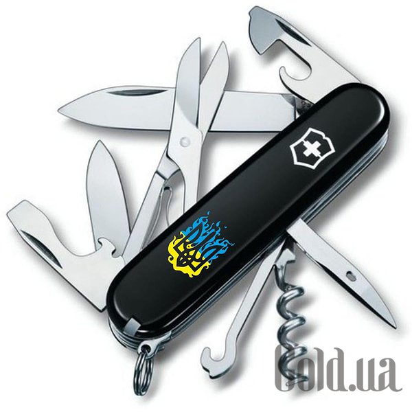 

Нож Victorinox, Мультитул Climber Ukraine Vx13703.3_T0316u