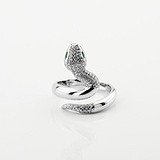 Жіноча срібна каблучка з куб. цирконіями, 1795708