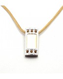 Saint Honore Стальное колье с цирконами и перламутром, 1798012