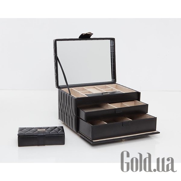 

Шкатулка Wolf, Шкатулка для украшений Caroline Med Box Black 329771