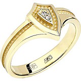 Женское золотое кольцо с бриллиантами, 1555069