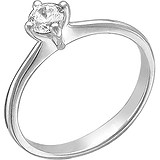 Серебряное кольцо с куб. цирконием, 1620349