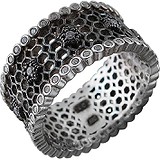 Женское серебряное кольцо с куб. циркониями, 1620605