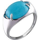 Женское серебряное кольцо с аквамарином, 1622653