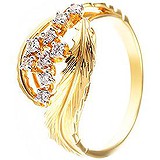 Женское золотое кольцо с бриллиантами, 1625725