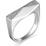 Женское серебряное кольцо с куб. циркониями, 1649533