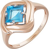 Женское золотое кольцо с топазом, 1655677