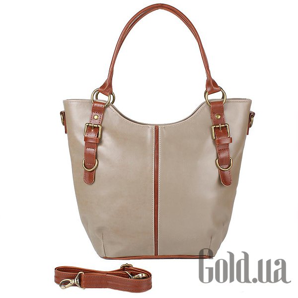 

Сумки женские Laskara, Коричневый;беж, Женская сумка LK10186-grey