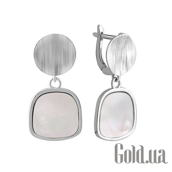 

Серьги с подвесками Fresh Jewelry, Серебряные серьги с перламутром