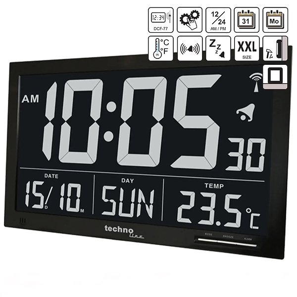 Technoline Годинники Black DAS301207 DAS301207 – зображення 4