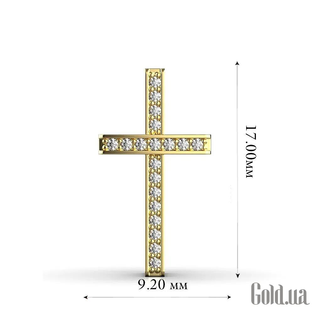 Золота підвіска з діамантами. lun16552421b – зображення 6