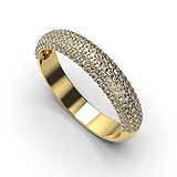 Золотое обручальное кольцо с бриллиантами, 1768829