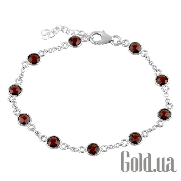 

Женские браслеты Fresh Jewelry, Женский серебряный браслет с гранатами, 18