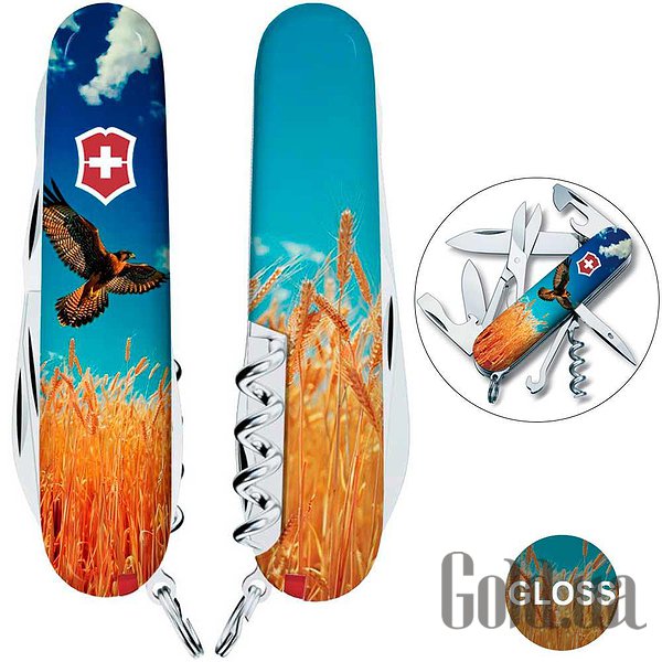 Ніж Victorinox Мультитул Climber Ukraine Vx13703.7_T3230pw