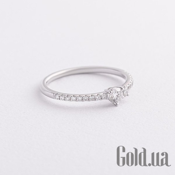 

Кольцо Украина, Золотое кольцо с бриллиантами, 17