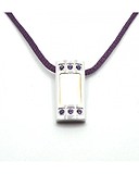 Saint Honore Стальное колье с цирконами и перламутром, 1798013