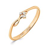 Женское золотое кольцо с бриллиантами, 1512574