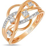 Женское золотое кольцо с бриллиантами, 1700990