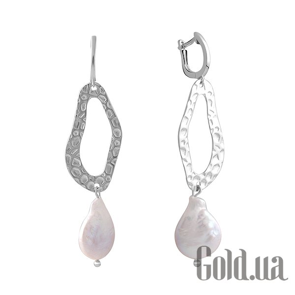 

Серьги с подвесками Fresh Jewelry, Серебряные серьги с культив. жемчугом
