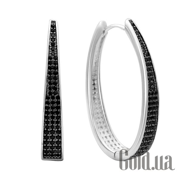 

Серьги Fresh Jewelry, Серебряные серьги с куб. циркониями