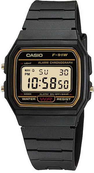 Casio Чоловічий годинник F-91WG-9 F-91WG-9