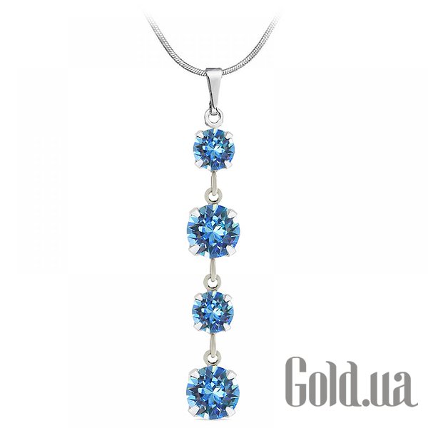 

Женские колье и кулоны Kobi, Стальной, Кулон с цепочкой с кристаллами Swarovski