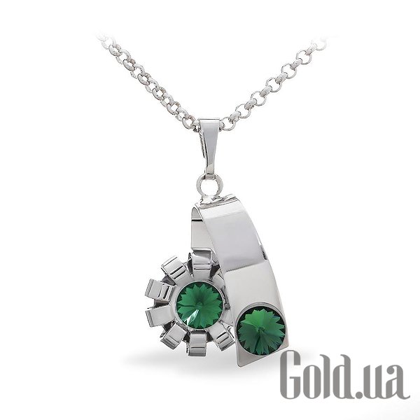 

Женские колье и кулоны Kobi, Стальной, Кулон с цепочкой с кристаллами Swarovski